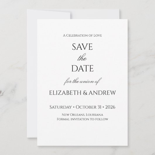 Datum vormerken save the date (Vorderseite)