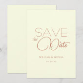 Datum vormerken save the date (Vorne/Hinten)
