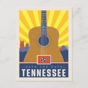 Datum vormerken Tennessee 2 Einladungspostkarte