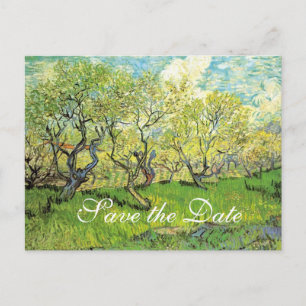 Datum vormerken, Vincent van Gogh, Obstgarten in B Ankündigungspostkarte