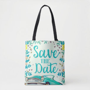 Datum Vormerken Vintage Klassischer Oldtimer. Tasche