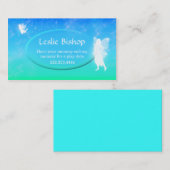 Datums-Karte für leuchtende Fairies Telefonnummerkarte (Vorne/Hinten)