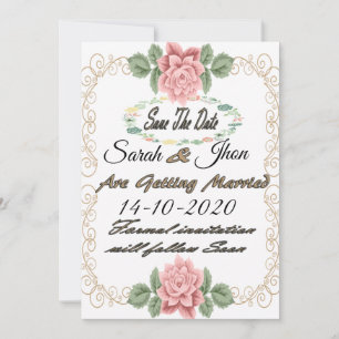 Datums-Magnet speichern, Personalisiert Save The Date