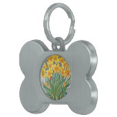 Datums-uAwg-Blumen-Narzissengelb Vintag Tiermarke (Vorderseite rechts)