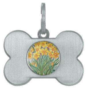 Datums-uAwg-Blumen-Narzissengelb Vintag Tiermarke
