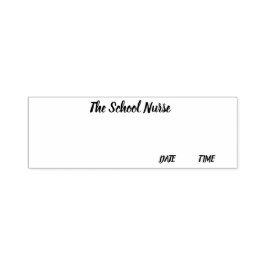 Datums-/Zeitstempel der Schulkur - Grundriss Permastempel