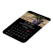 Datumsanzeige - Foto-Kalender speichern (Vertikal) Magnet (Linke Seite)