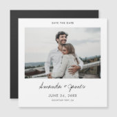 Datumsanzeige mit Foto speichern Magnetkarte (Vorne/Hinten)