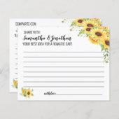 Datumsinformation Brautparty Englisch Spanisch (Vorne/Hinten)