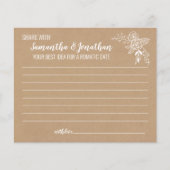 Datumsinformation Brautparty Englisch Spanisch (Vorderseite)