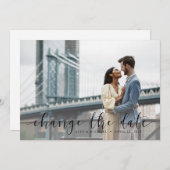 Datumskarte ändern einladung (Vorne/Hinten)