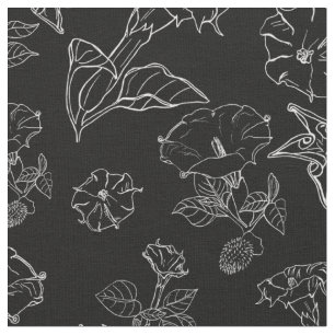 Datura-Blüten Stoff