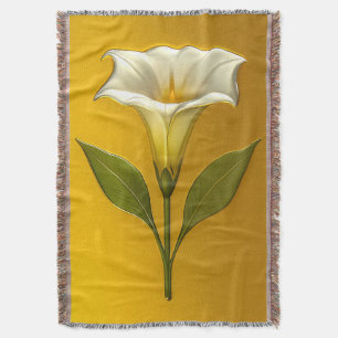 Datura (Stechapfel) – Botanischer Metall Kontrast Decke