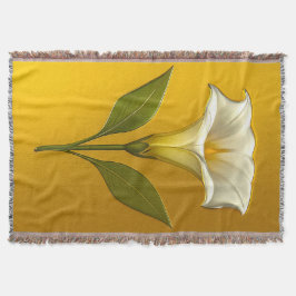 Datura (Stechapfel) – Botanischer Metall Kontrast Decke