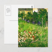 Daubigny's Garden Van Gogh Fine Art Postkarte (Vorne/Hinten)