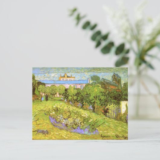 Daubigny's Garden Van Gogh Fine Art Postkarte (Stehend Vorderseite)