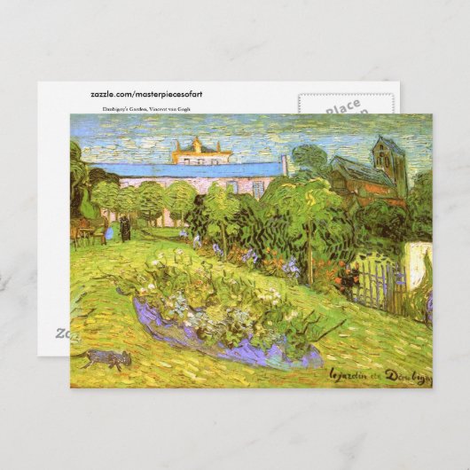 Daubigny's Garden Van Gogh Fine Art Postkarte (Vorne/Hinten)