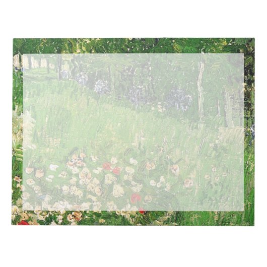 Daubigny's Garden, Vincent Van Gogh. schön Notizblock (Vorderseite)