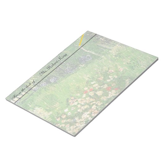 Daubigny's Garden, Vincent Van Gogh. schön Notizblock (angewinkelt)