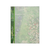 Daubigny's Garden, Vincent Van Gogh. schön Notizblock (Rotiert)