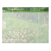 Daubigny's Garden, Vincent Van Gogh. schön Notizblock (Vorderseite)