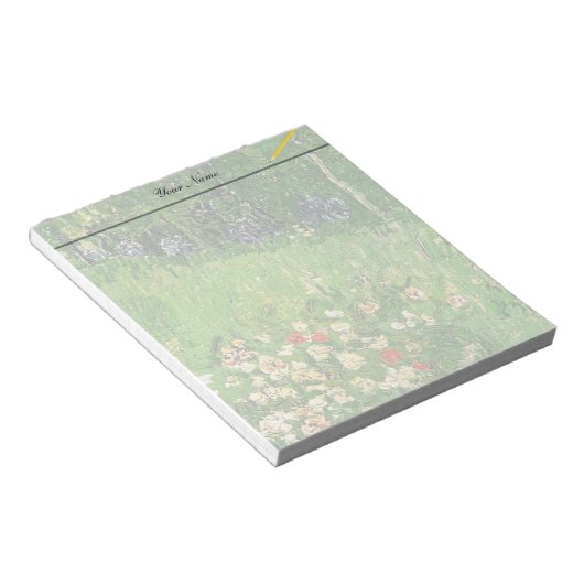 Daubigny's Garden, Vincent Van Gogh. schön Notizblock (angewinkelt)