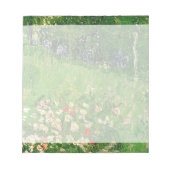 Daubigny's Garden, Vincent Van Gogh. schön Notizblock (Vorderseite)