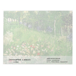 Daubigny's Garden, Vincent Van Gogh. schön Notizblock
