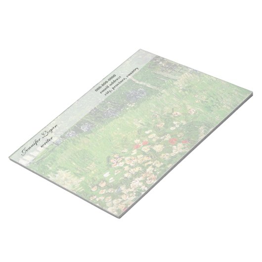 Daubigny's Garden, Vincent Van Gogh. schön Notizblock (angewinkelt)