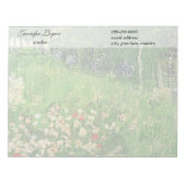 Daubigny's Garden, Vincent Van Gogh. schön Notizblock (Vorderseite)