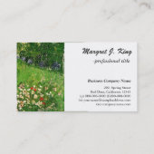 Daubigny's Garden, Vincent Van Gogh. schön Visitenkarte (Rückseite)