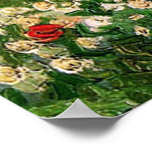 Daubigny's Garden von Van Gogh Poster (Ecke)