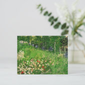 Daubigny's Garden von Van Gogh Postkarte (Stehend Vorderseite)
