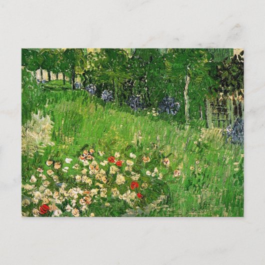Daubigny's Garden von Van Gogh Postkarte (Vorderseite)