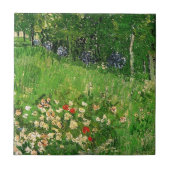 Daubigny's Garden von Vincent van Gogh Fliese (Vorderseite)