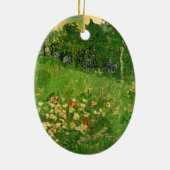 Daubigny's Garden von Vincent van Gogh, Le Jardin Keramik Ornament (Hinten)