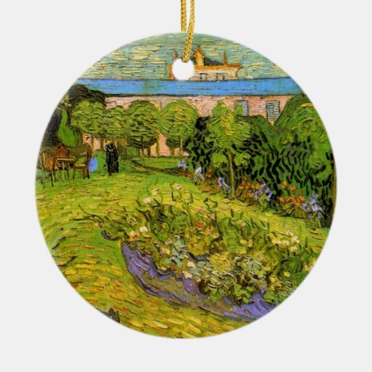 Daubigny's Garden von Vincent van Gogh, Le Jardin Keramik Ornament (Vorne)
