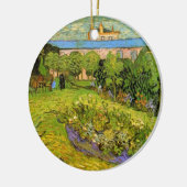 Daubigny's Garden von Vincent van Gogh, Le Jardin Keramik Ornament (Links)