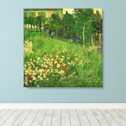 Daubigny's Garden von Vincent van Gogh, Le Jardin Leinwanddruck (Insitu (Holzboden))