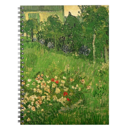 Daubigny's Garden von Vincent van Gogh, Le Jardin Notizblock (Vorderseite)