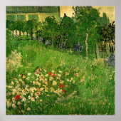 Daubigny's Garden von Vincent van Gogh, Le Jardin Poster (Vorne)