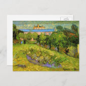 Daubigny's Garden von Vincent van Gogh, Le Jardin Postkarte (Vorne/Hinten)