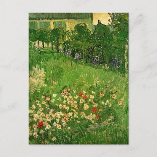 Daubigny's Garden von Vincent van Gogh, Le Jardin Postkarte (Vorderseite)
