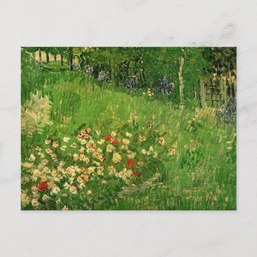 Daubigny's Garden von Vincent van Gogh, Le Jardin Postkarte (Vorderseite)