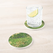 Daubigny's Garden von Vincent van Gogh, Le Jardin Sandstein Untersetzer (Seite)