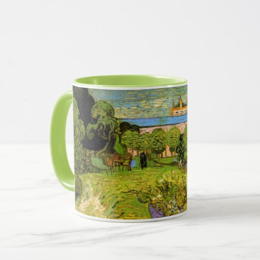 Daubigny's Garden von Vincent van Gogh, Le Jardin Tasse (Vorderseite Links)