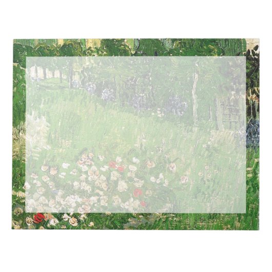 Daubignys Garten. Vincent van Gogh, schön Notizblock (Vorderseite)