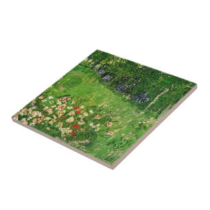 Daubignys Garten von Vincent van Gogh Fliese