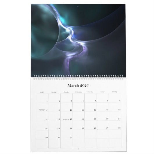 "Dauer-" Kalender ~White Version~ (Mär 2026)