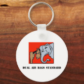 DAUER LUFTBAGS STANDARD SCHLÜSSELANHÄNGER DEMOKRAT (Vorderseite)